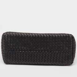 Pre Owned حقيبة يد توتس بوتيغا فينيتا كابات جلد انترشياتو بيج لامع