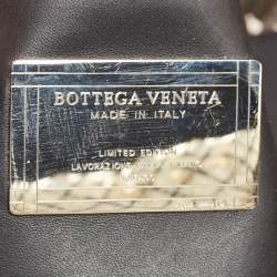 Pre Owned حقيبة يد توتس بوتيغا فينيتا كابات جلد انترشياتو بيج لامع