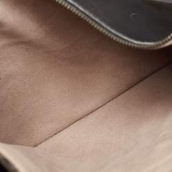 Pre Owned حقيبة يد توتس بوتيغا فينيتا كابات جلد انترشياتو بيج لامع