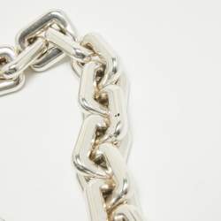 Pre Owned Bottega Veneta Black/White Zebra Print Leather The Chain Pouch Bag