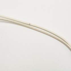 Pre Owned Bottega Veneta White Intrecciato Patent Leather Mini Loop Shoulder Bag