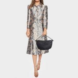 Pre Owned Bottega Veneta Black Intrecciato Leather Medium Turn Pouch