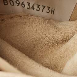 Pre Owned Bottega Veneta Beige Suede Padded Cassette Shoulder Bag