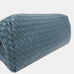 Bottega Veneta Dark green Intrecciato Leather Chain Tote Bag