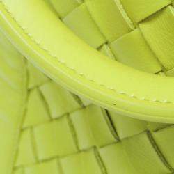 Bottega Veneta Yellow Intrecciato Leather Backpack