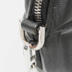 Bottega Veneta Black Padded Nappa Mini Half Moon Top Handle Bag 