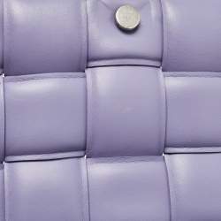 Bottega Veneta Lavender Padded Leather Cassette Shoulder Bag