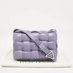 Bottega Veneta Lavender Padded Leather Cassette Shoulder Bag