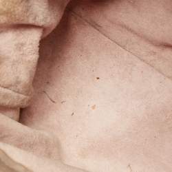 Pre Owned Bottega Veneta Beige Intrecciato Leather Boston Bag