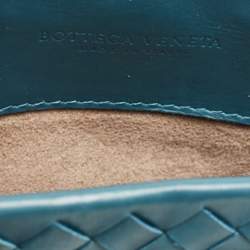 مملوكة مسبقًا Bottega Veneta Dark Green Intrecciato Leather Mini Roma Tote