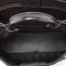 مملوكة مسبقًا Bottega Veneta Brown Intrecciato Leather Small Andiamo Tote