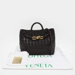 مملوكة مسبقًا Bottega Veneta Brown Intrecciato Leather Small Andiamo Tote
