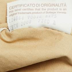 Pre Owned Bottega Veneta Black Intrecciato Leather Campana Hobo