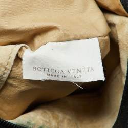 Pre Owned Bottega Veneta Black Intrecciato Leather Campana Hobo