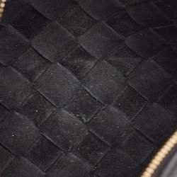 Pre Owned Bottega Veneta Black Intrecciato Leather Mini Loop Camera Bag