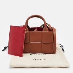 مملوكة مسبقًا Bottega Veneta Brown Intrecciato Leather Candy Arco Tote