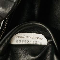 Pre Owned Bottega Veneta Black Intrecciato Leather Teen Jodie Hobo