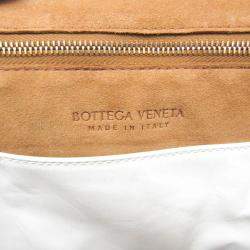 Bottega Veneta White Leather Mini The Arco Shoulder Bag