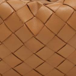 Bottega Veneta Beige Intrecciato Leather Mini BV Jodie Bag