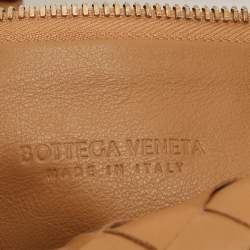 Bottega Veneta Beige Intrecciato Leather Mini BV Jodie Bag