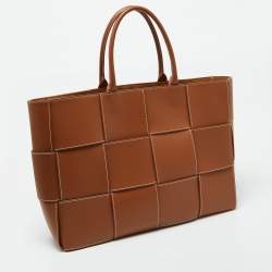 Bottega Veneta Brown Leather Large Arco Tote