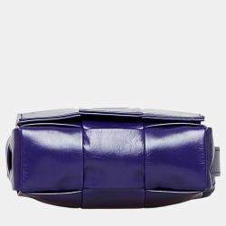 Bottega Veneta Purple Candy Calfskin Intrecciato Cassette Crossbody