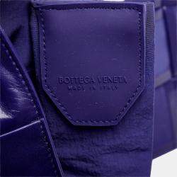 Bottega Veneta Purple Candy Calfskin Intrecciato Cassette Crossbody