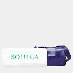 Bottega Veneta Purple Candy Calfskin Intrecciato Cassette Crossbody