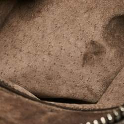 مملوكة مسبقًا Bottega Veneta Dark Brown Intrecciato Leather Leather Nodini Crossbody Bag