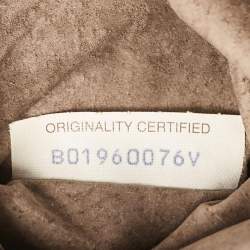 مملوكة مسبقًا Bottega Veneta Dark Brown Intrecciato Leather Leather Nodini Crossbody Bag