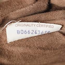 Pre Owned Bottega Veneta Two Tone Green Karung and Leather Embellished Irish Madras Shoulder Bag