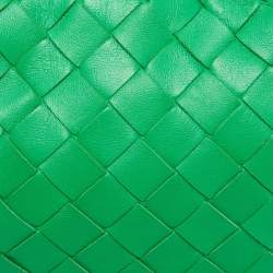 Bottega Veneta Green Leather Mini Jodie Hobo