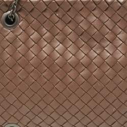 Bottega Veneta Brown Intrecciato Leather Duo Shoulder Bag