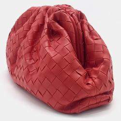 Pre Owned Bottega Veneta Mash Butter Calf Pouch