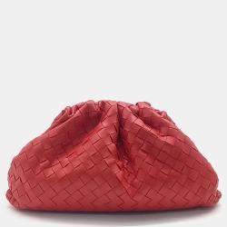 Pre Owned Bottega Veneta Mash Butter Calf Pouch