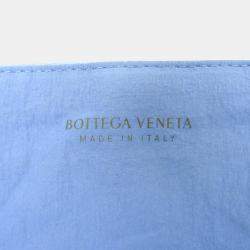 Bottega Veneta Royal Blue Cassette Leather Shoulder Bag