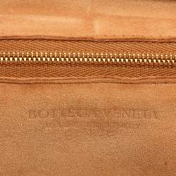 Bottega Veneta Beige Leather Mini Arco Top Handle Bag