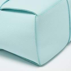 مملوكة مسبقًا Bottega Veneta Light Blue Leather Small Arco Tote