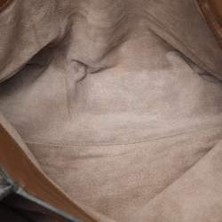 Bottega Veneta Brown/Black Intrecciato Leather and Karung Chain Tote