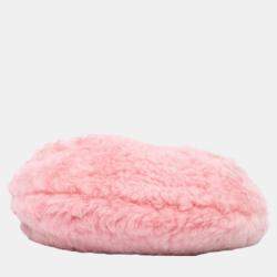 Bottega Veneta Pink Mini Shearling Jodie