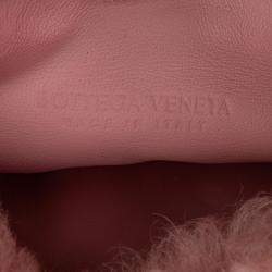 Bottega Veneta Pink Mini Shearling Jodie