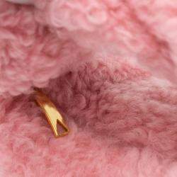Bottega Veneta Pink Mini Shearling Jodie