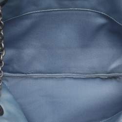 Bottega Veneta Light Blue Intrecciato Fabric Duo Shoulder Bag