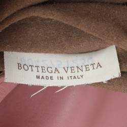 Bottega Veneta Pink Intrecciato Leather Medium Olimpia Flap Shoulder Bag