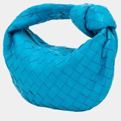 Bottega Veneta Blue Mini Nappa Intrecciato Jodie