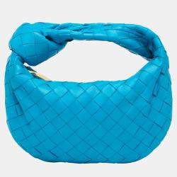 Bottega Veneta Blue Mini Nappa Intrecciato Jodie