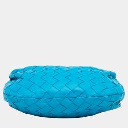 Bottega Veneta Blue Mini Nappa Intrecciato Jodie