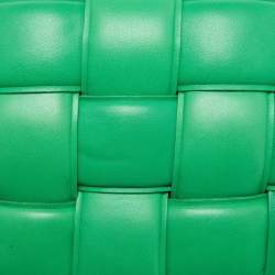 Bottega Veneta Green Padded Leather Cassette Chain Bag