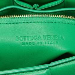Bottega Veneta Green Padded Leather Cassette Chain Bag