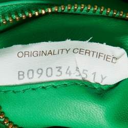 Bottega Veneta Green Padded Leather Cassette Chain Bag